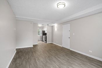 Modern Living Room at The Meridian at Lakewood, Lakewood